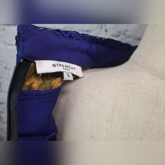 Givenchy Paris Women's Top Purple Black Crystals Italy Small - Picture 6 of 13